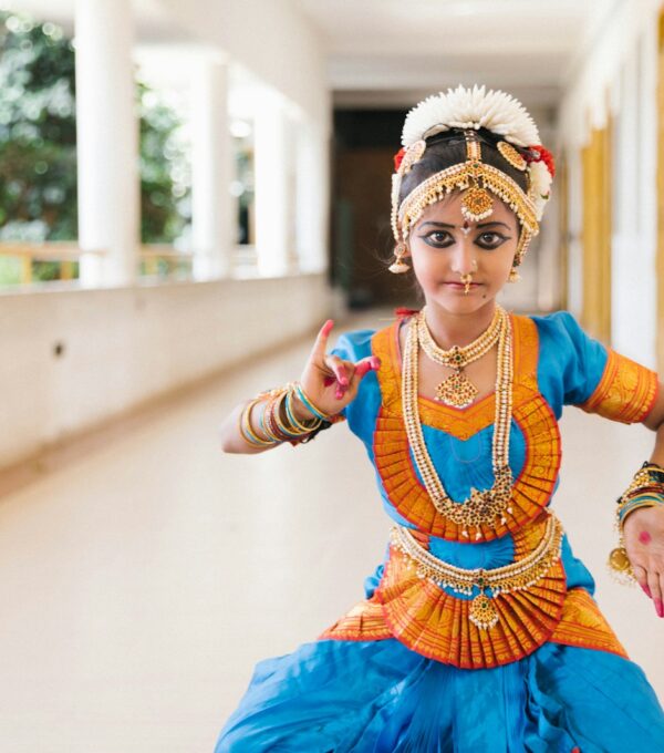 dancing woman on hallway at daytime